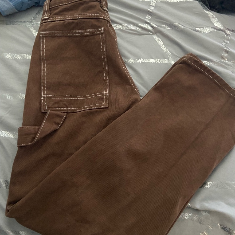 Brown baggy pants